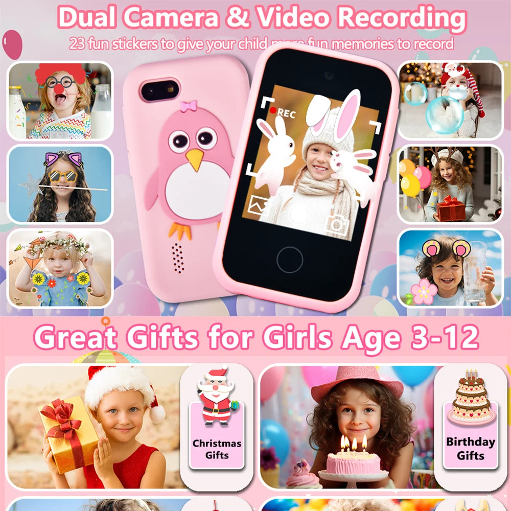 Téléphone Jouet éducatif Double écran 